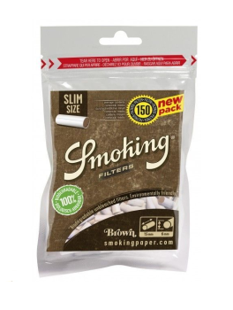 Smoking Cellulose BIO Filter Braun Slim